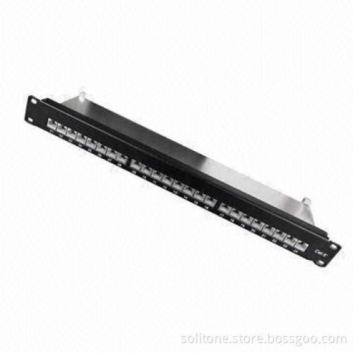 Cat6 FTP Patch Panel, 24 Ports, Suitable for Wiring Systems